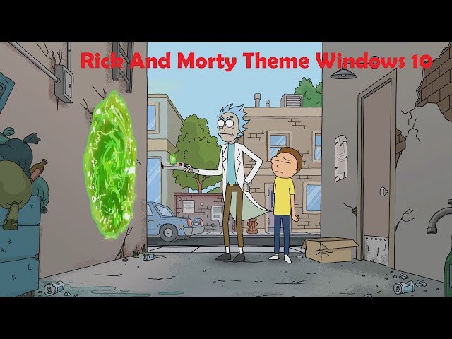 Rick and Morty Windows 11/10 Theme 