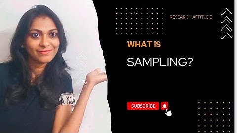 #sampling in Tamil | research aptitude |ugc net paper-1 by nithi