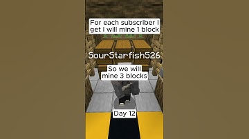 Day 12 | For each subscriber I will mine 1 block #gta5_fivem_tricks  #minecraft