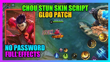 Chou STUN Skin Script NO PASSWORD | FULL SOUND EFFECTS AND IN GAME VOICE | ABC Files & Non ABC
