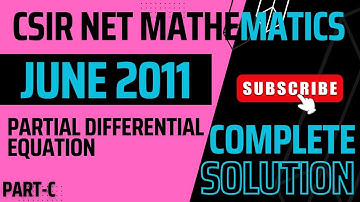 CSIR NET MATHEMATICS || JUNE 2011 || Partial differential equation || Green