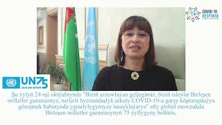 Statement of E Panova, UN Resident Coordinator in Turkmenistan