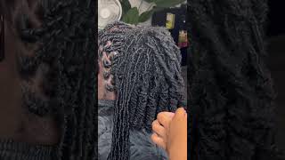 Barbie ponytail with soft locs