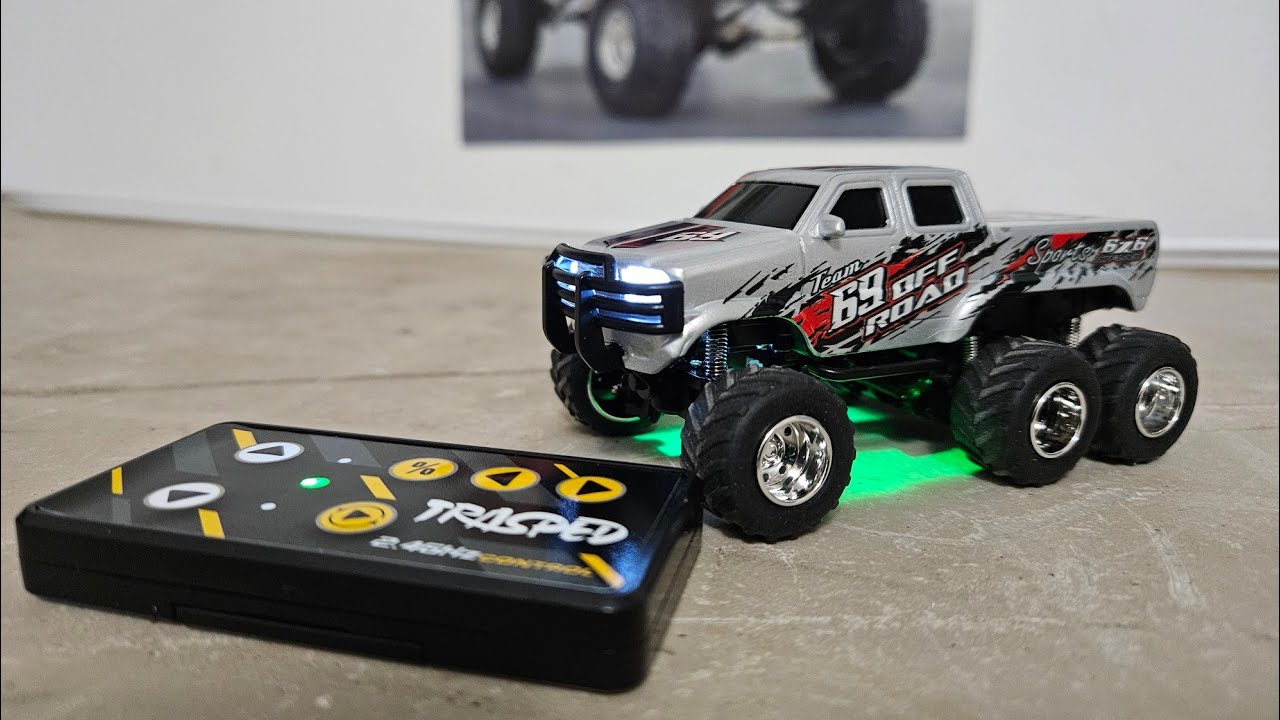 Trasped 1/64 Scale 6x6 truck (silver) 