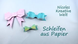 [Embellishments #4] Papier Schleifen (Paper Bow) |HD|