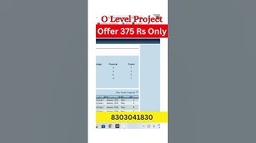 MIND-BLOWING O Level Project Secrets Revealed