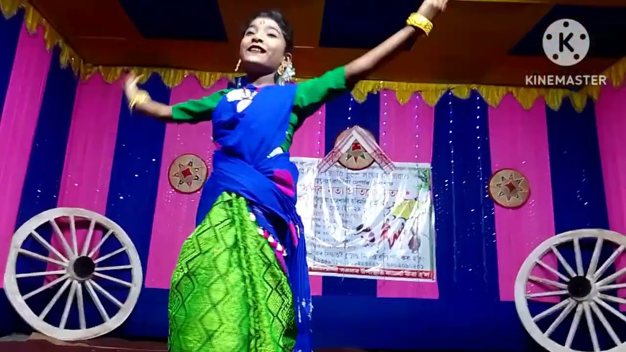 Nil rongi sadarere assames songes Dance Lukey BharaliSinger Queen Das