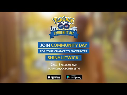 #PokemonGOCommunityDay with Litwick