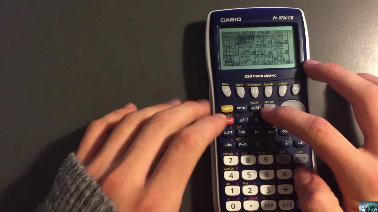 Calculadora BI fx-9750G2 | Como hacer tablas y diferentes gráficas - YouTube