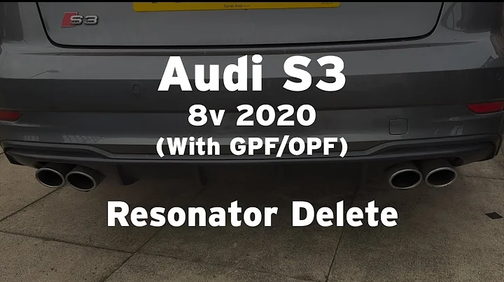 Audi S3 8v 2020 (With GPF/OPF) - Resonator Delete