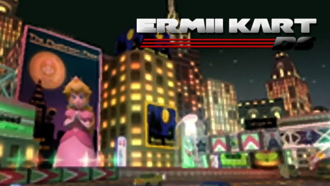 Ermii Kart DS (Beta 2) - Wii Moonview Highway