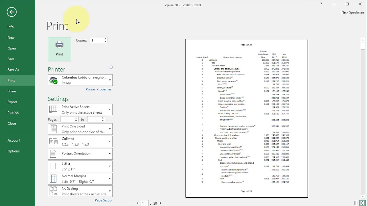 How To Print Page Numbers In Excel For Each Worksheet