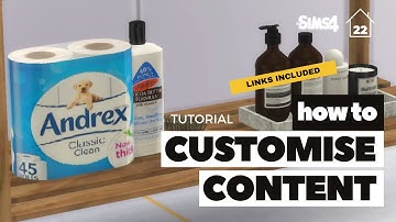 HOW TO CUSTOMISE/RECOLOR SIMS 4 CONTENT -