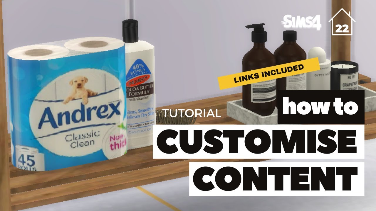 HOW TO CUSTOMISE/RECOLOR SIMS 4 CONTENT - - YouTube