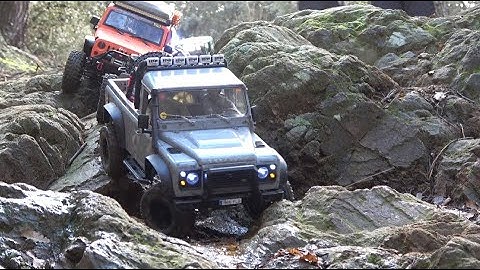 RC CRAWLER 4x4 Group BARCELONA, Trail Crawl Video, Scale 1/10