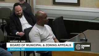 Board of Municipal & Zoning Appeals Hearing; August 4, 2026