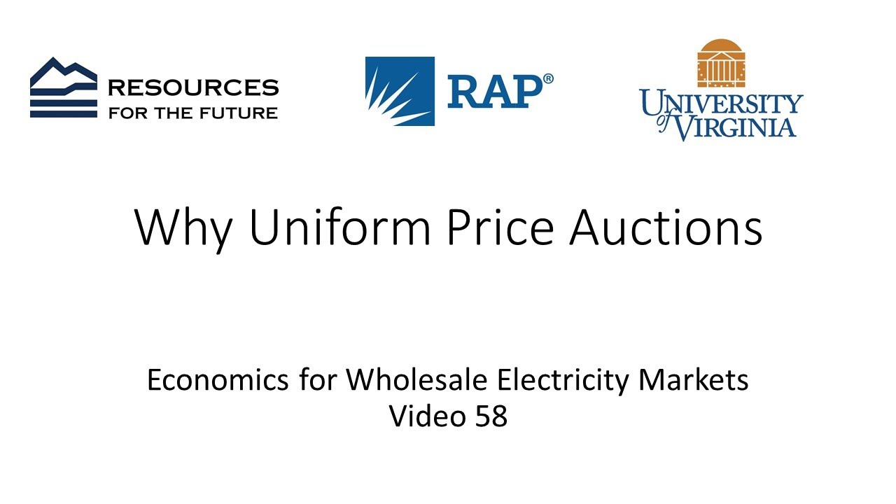 Economics 58 Why Uniform Price Auctions YouTube
