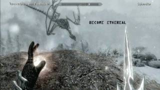 Skyrim - Become Ethereal  'tis Rather Useful ~ No Fall Damage w/Pebblig