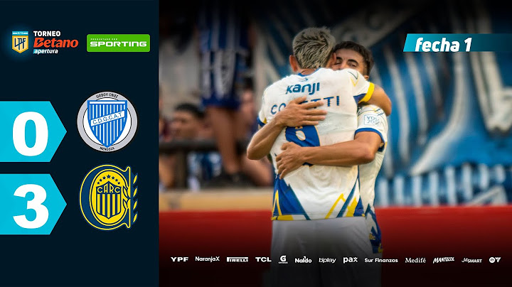 GODOY CRUZ 0 - 3 ROSARIO CENTRAL I Resumen del partido | #TorneoBetano Apertura 2025
