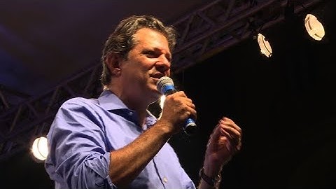 Haddad faz campanha no Rio