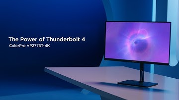 ViewSonic® ColorPro® VP2776T-4K 27” Thunderbolt Docking Monitor