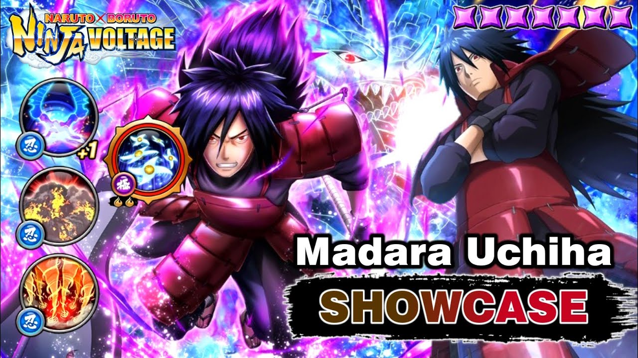 Madara Uchiha (Ex.Rekit) Ability Showcase [Solo Gameplay] | Naruto X Boruto Ninja Voltage
