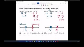 Int - Unit 1 Session 2 Test Review Day 1