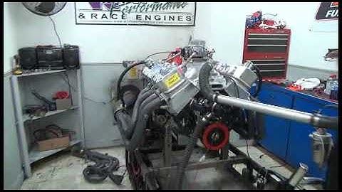 BBC 691HP 540 ENGINE DYNO RUN FOR ROBERT RAMELLA BY WHITE PERFORMANCE AND MACHINE