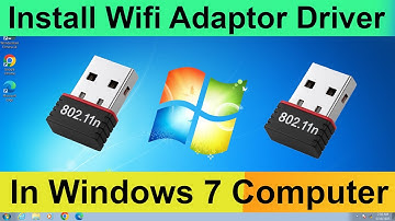 How to Download and Install Wifi Adaptor Driver in Windows 7 Computer | Wifi Driver Download Kare