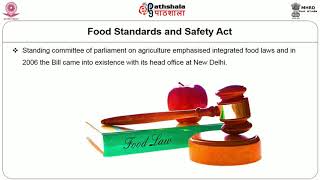 M-22.Food Laws and Standards