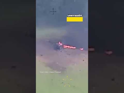 Ukrainian FPV Strike Vaporized Russian Grad MLRS #warinukraine