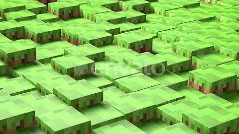 Video game isometric geometric mosaic waves pattern | Motion Graphics - Envato elements