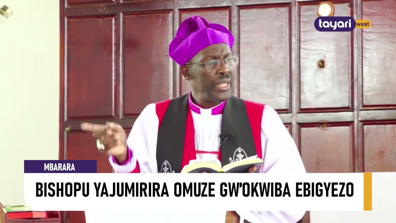 #AGENSHONGA: BISHOPU YAJUMIRIRA OMUZE GW’OKWIBA EBIGYEZO – MBARARA CITY