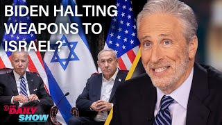 Biden Halts Weapons to Israel \& Trump Trial Coverage Hits New Lows | The Daily Show