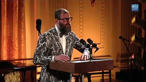 Kenneth Goldsmith reads poetry at White House Poet...