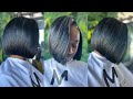 Short Blunt cut Quickweave Bob