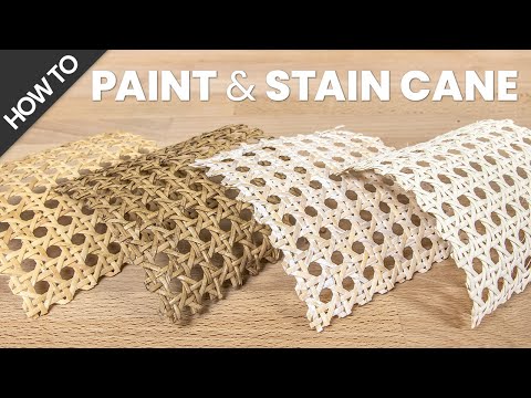 How to Paint & Stain Cane Webbing