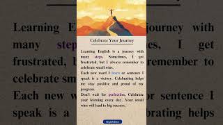 Celebrate life Journey | Learn English with stories | shadowing english speaking practice