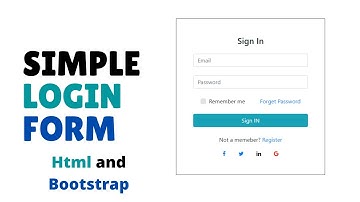 Awesome login Form Using Html and Bootstrap || By zainXpert