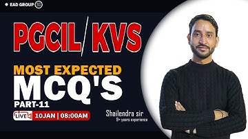 PGCIL, KVS | Most Expected Mcq