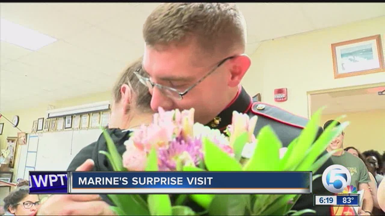 Marine Surprises Sister Youtube