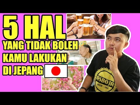 5 HAL yang tidak Boleh kamu lakukan di Jepang