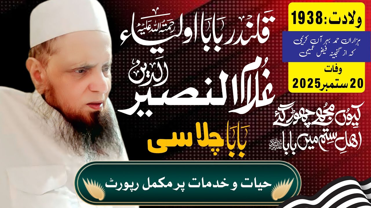 Baba Chilasi Full Documentary in Urdu | Molana Ghulam Nasiruddin Life Story