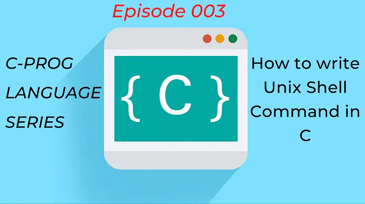 How to write Unix Shell Command (Echo) in C|Episode 003|C Programming Language Series|Sourabh Choure