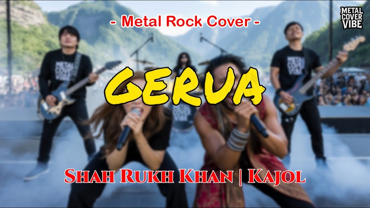 Gerua - Shah Rukh Khan | Kajol (Metal Rock Energi Cover) || Full Bass