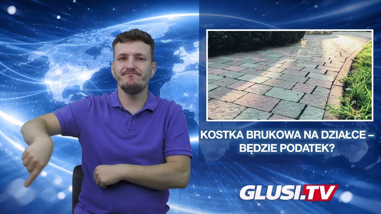 Kostka brukowa na działce – będzie podatek?