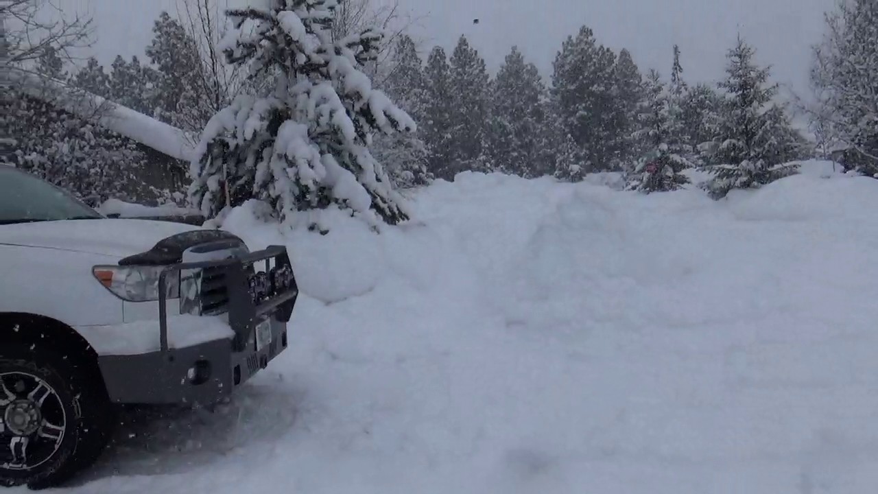 Snow of 2017 Bend OR YouTube