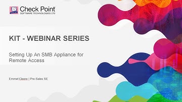 Setting Up An SMB Appliance For Remote Access