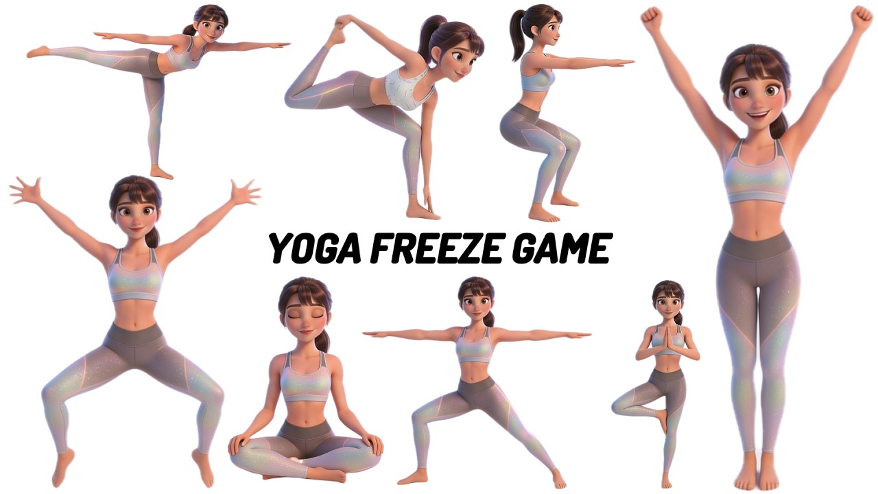 Elsa's Freeze Yoga Challenge for Kids 🧘‍♀️ | Fun Brain Break Game ...