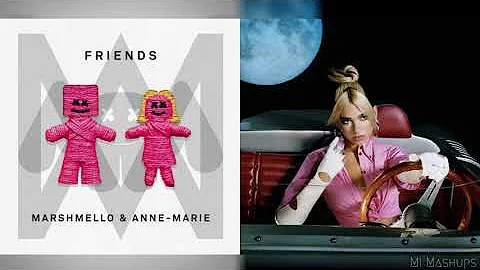 FRIENDS x LEVITATING | Dua Lipa, Anne-Marie, Marshmello (mashup)